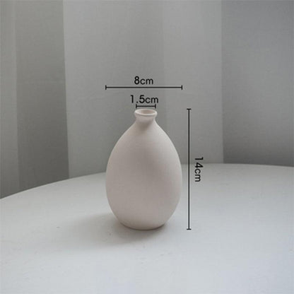 Unburnt Ceramic Small Vase Homestay Art Decoration Dried Flower Decoration - Pacisia