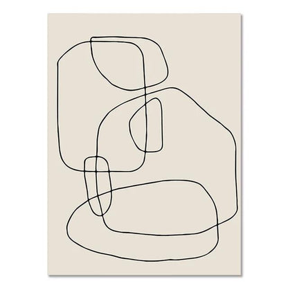 Abstract Bohemian Wall Art Poster Boho Canvas Paintings on The Wall Picture for Living Room Interior Painting Room Decoration - Pacisia