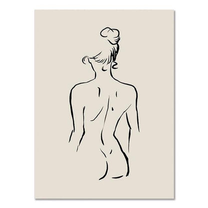 Abstract Bohemian Wall Art Poster Boho Canvas Paintings on The Wall Picture for Living Room Interior Painting Room Decoration - Pacisia