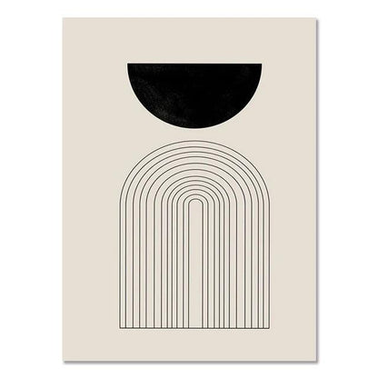 Abstract Bohemian Wall Art Poster Boho Canvas Paintings on The Wall Picture for Living Room Interior Painting Room Decoration - Pacisia