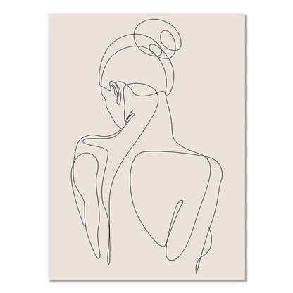 Abstract Bohemian Wall Art Poster Boho Canvas Paintings on The Wall Picture for Living Room Interior Painting Room Decoration - Pacisia