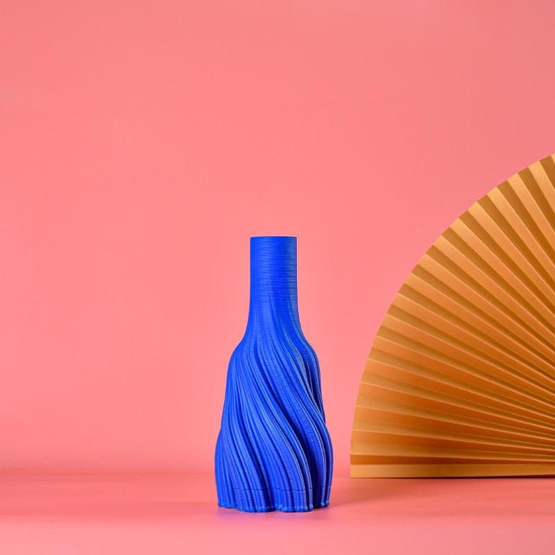 Vase Decoration Creative Living Room 3D Printing Ceramic Flower Arrangement - Pacisia