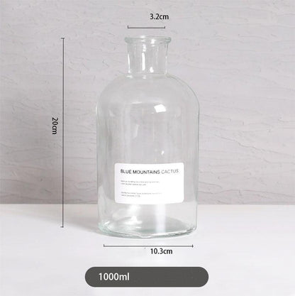 Vase home floral decoration ornaments hydroponic plant bottle - Pacisia
