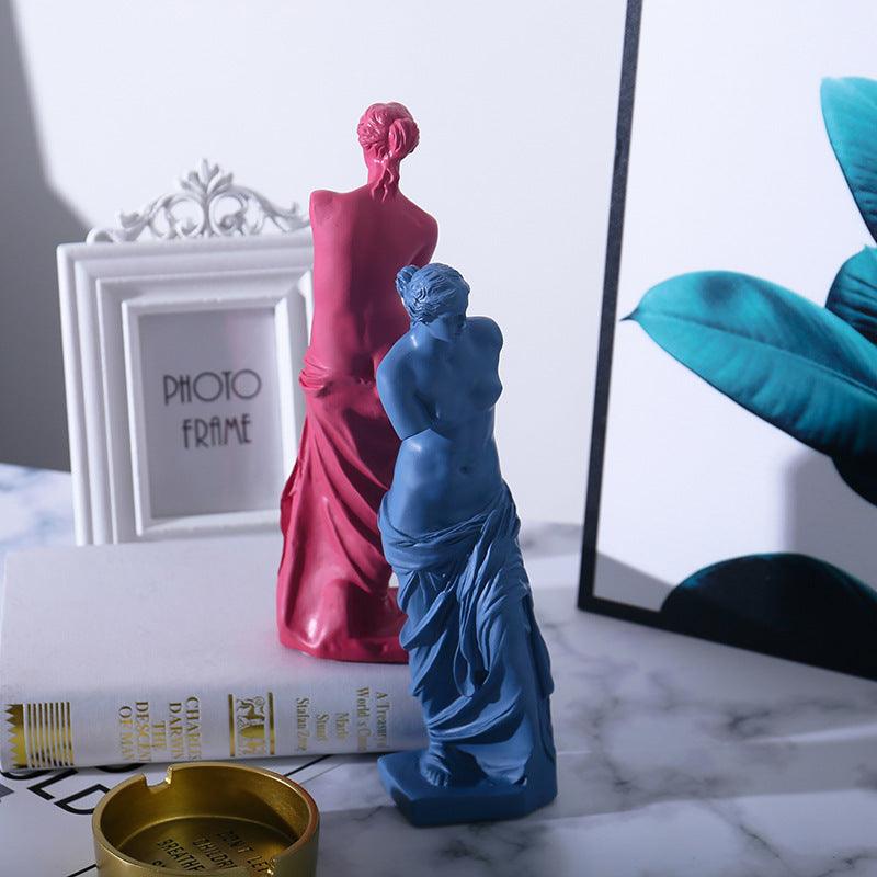 Venus Plaster Sculpture Statue Decoration Home Decoration Living Room - Pacisia