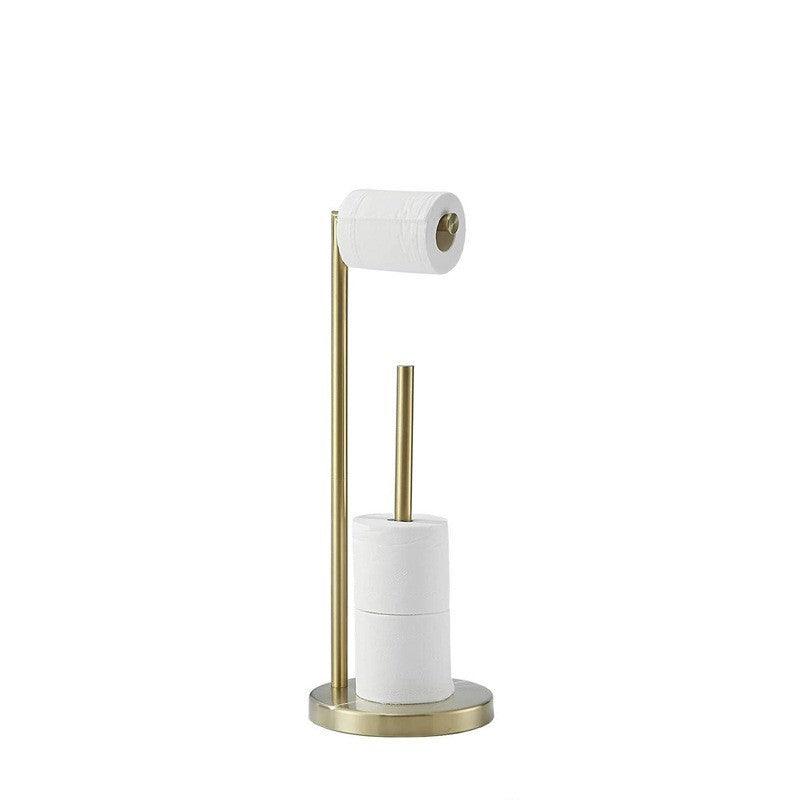 Vertical Roll Holder With Paper Towel Storage Organizer Stainless Steel - Pacisia
