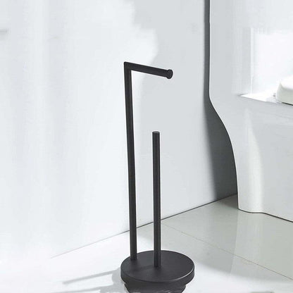 Vertical Roll Holder With Paper Towel Storage Organizer Stainless Steel - Pacisia