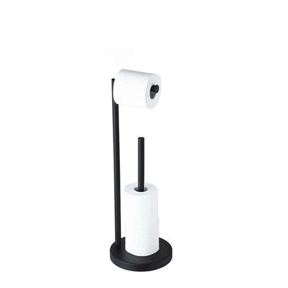 Vertical Roll Holder With Paper Towel Storage Organizer Stainless Steel - Pacisia
