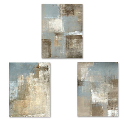 Vintage Abstract Art Canvas Painting Picture Poster Interior Home Decoration - Pacisia