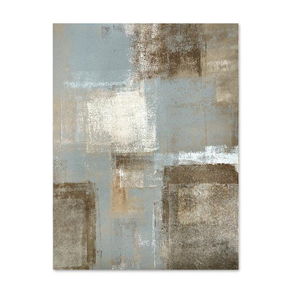 Vintage Abstract Art Canvas Painting Picture Poster Interior Home Decoration - Pacisia