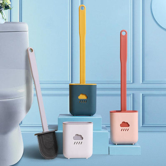 Wall-Mounted Silicone Toilet Brush Tool - Pacisia