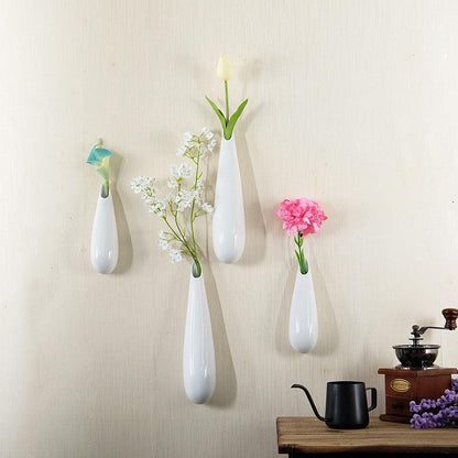 Water Drop Wall Hanging Vase Wall Ceramic Crafts - Pacisia