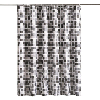 Waterproof Bathroom Polyester Fabric Mosaic Shower Curtain - Pacisia