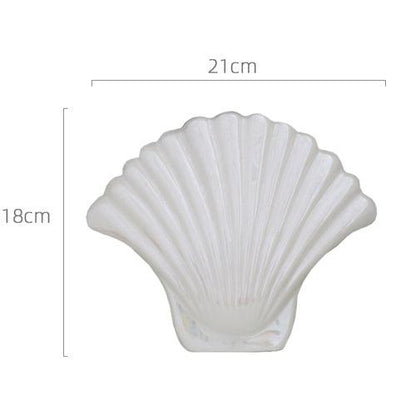 White Pearl Shell Vase Home Decoration - Pacisia