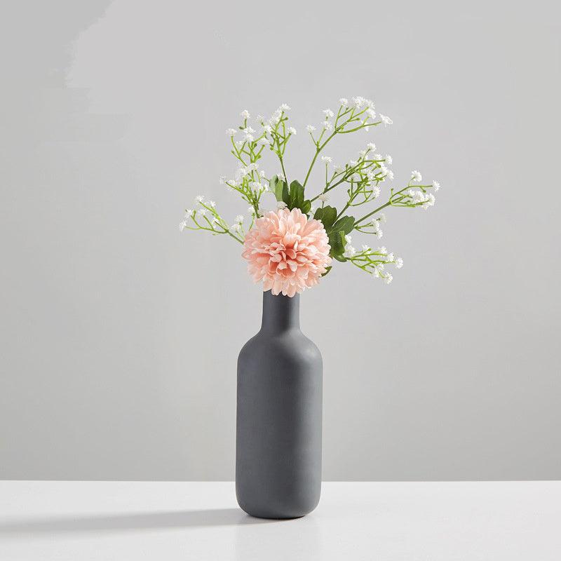Wind frosted ceramic small vase - Pacisia