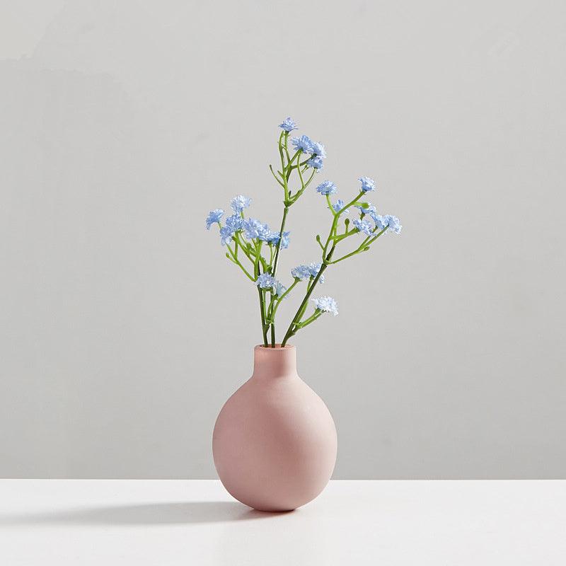 Wind frosted ceramic small vase - Pacisia