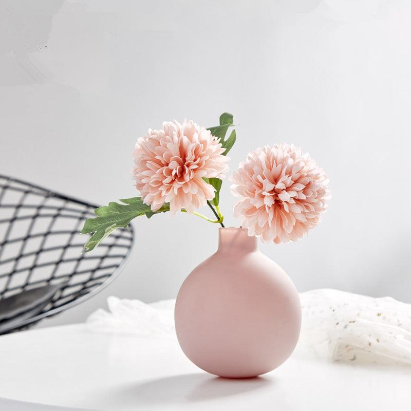 Wind frosted ceramic small vase - Pacisia