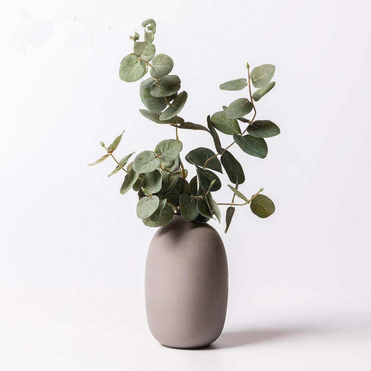 Wind frosted ceramic small vase - Pacisia