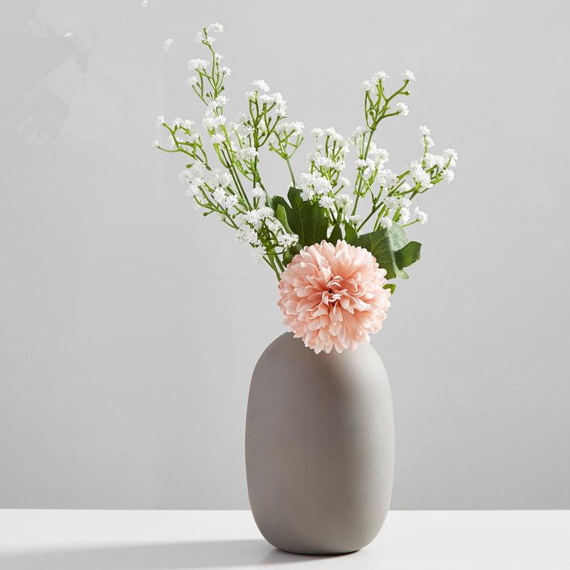 Wind frosted ceramic small vase - Pacisia