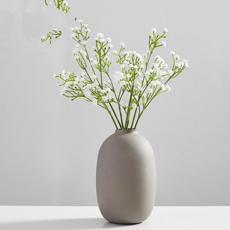 Wind frosted ceramic small vase - Pacisia