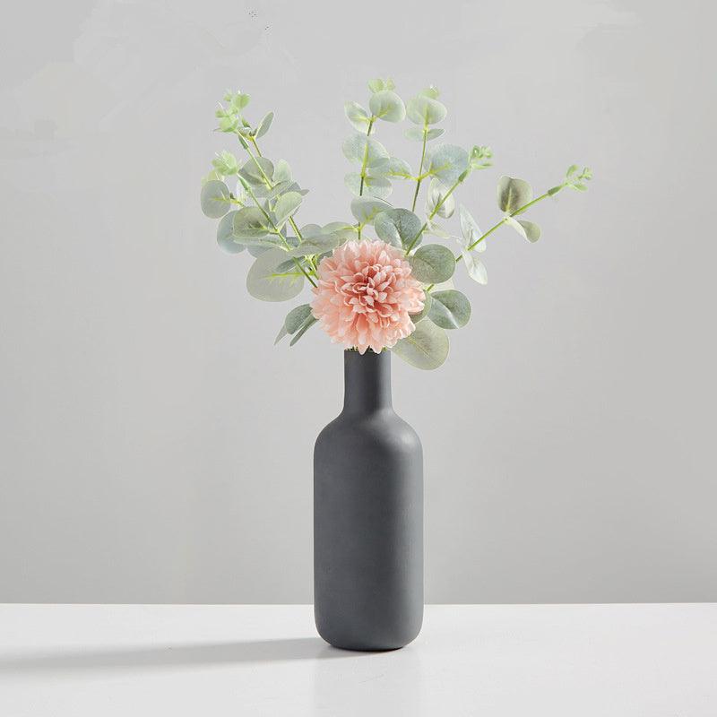 Wind frosted ceramic small vase - Pacisia