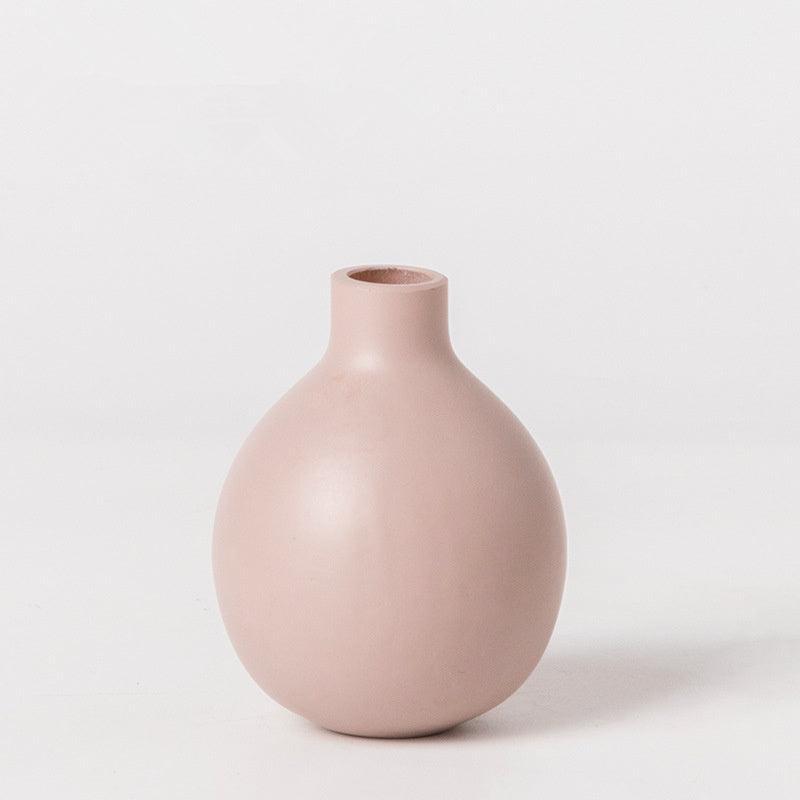 Wind frosted ceramic small vase - Pacisia