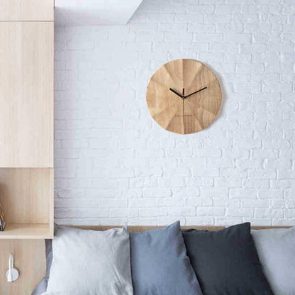 Wooden clock wall clock - Pacisia
