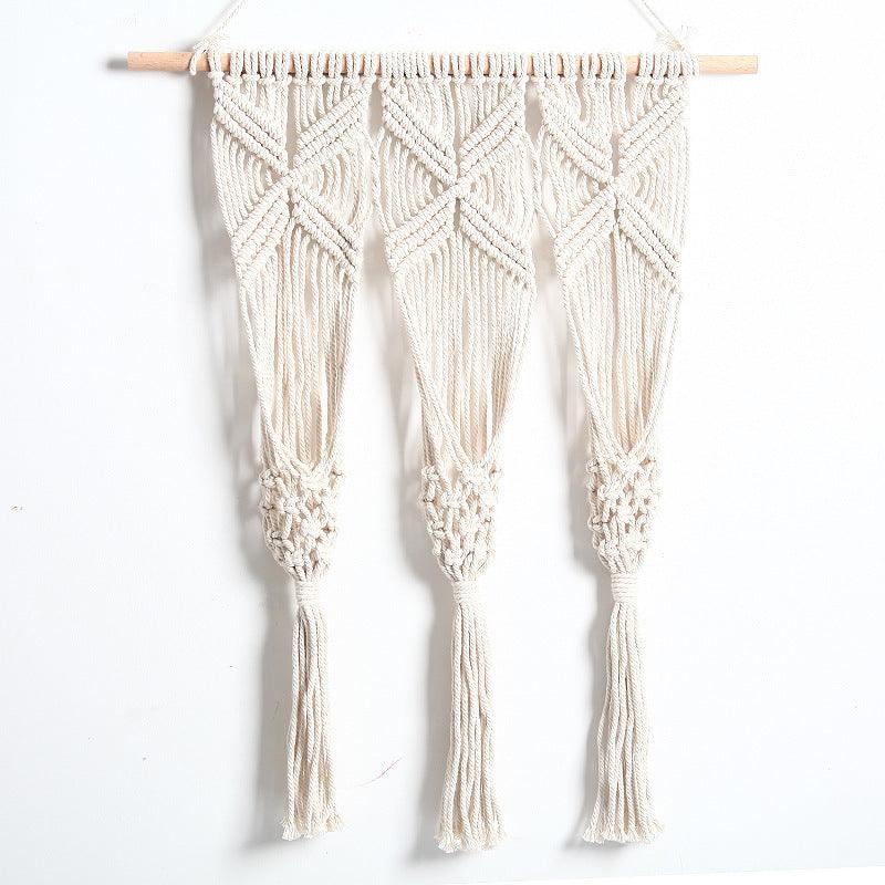 Woven Tapestry Bohemian Dried Flower Pot Rack - Pacisia