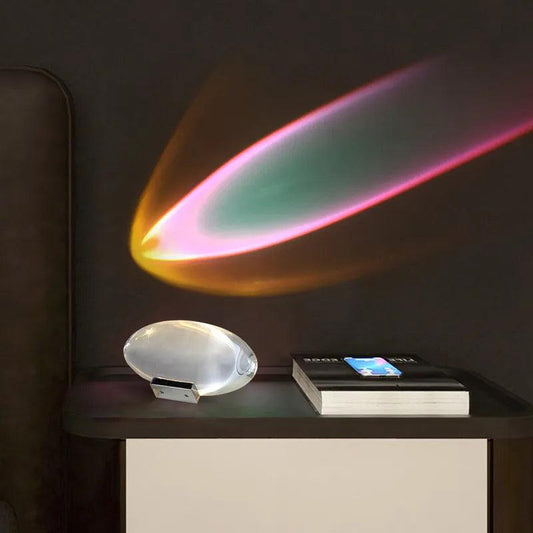 Table Lamp Led Crystal Eye Of The Sky Italian Designer Bedside Table Lamps For Living Bedroom Decor Light Night Projector Gift - Pacisia