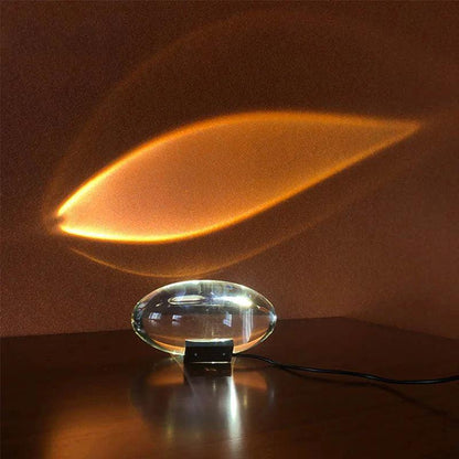 Table Lamp Led Crystal Eye Of The Sky Italian Designer Bedside Table Lamps For Living Bedroom Decor Light Night Projector Gift - Pacisia