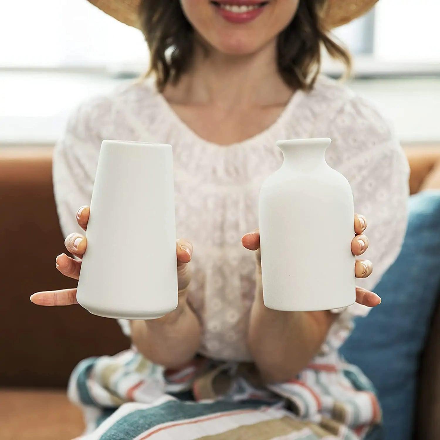 Glazed Ceramic Vases - Pacisia