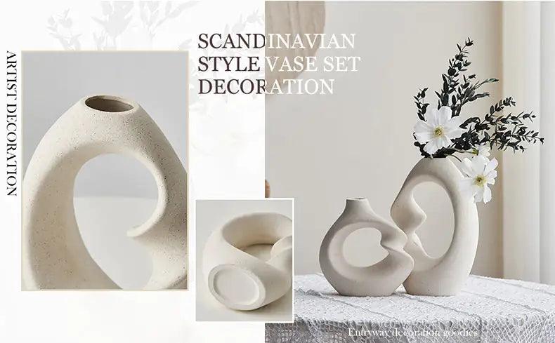 Nordic Ceramic Vases - Pacisia