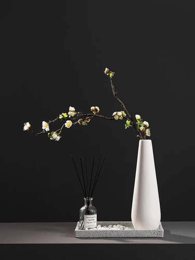 White Porcelain Flower Vases - Pacisia